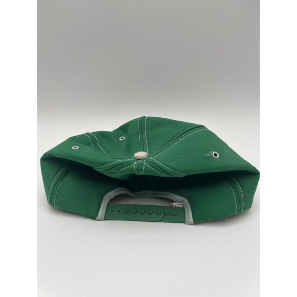 Vintage Snapback Hat TRUCKER  GREEN LIGHT AUTO Made in USA 1980's Review Photos - Picture 5 of 12